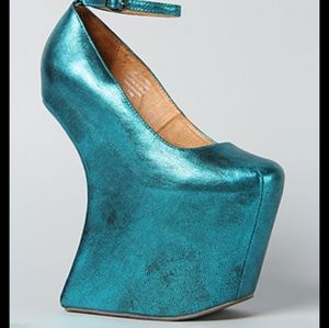 Jeffrey Campbell Street Cred Heelless Platform 8